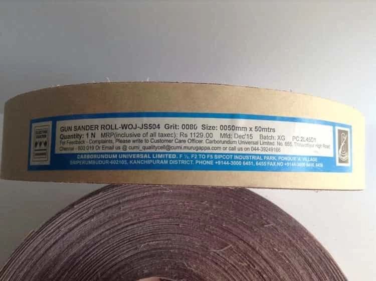 Gun Sander Roll